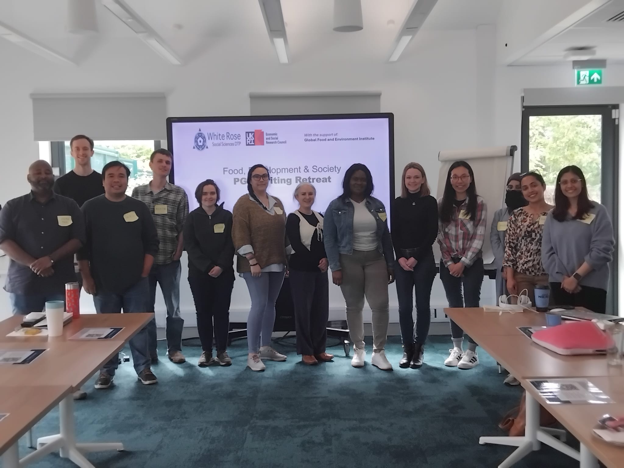 PGRs at the writing retreat